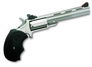 North American Arms Mini-Master .22lr / .22 Magnum Rimfire Revolver - 4" - Stainless - 5 Round